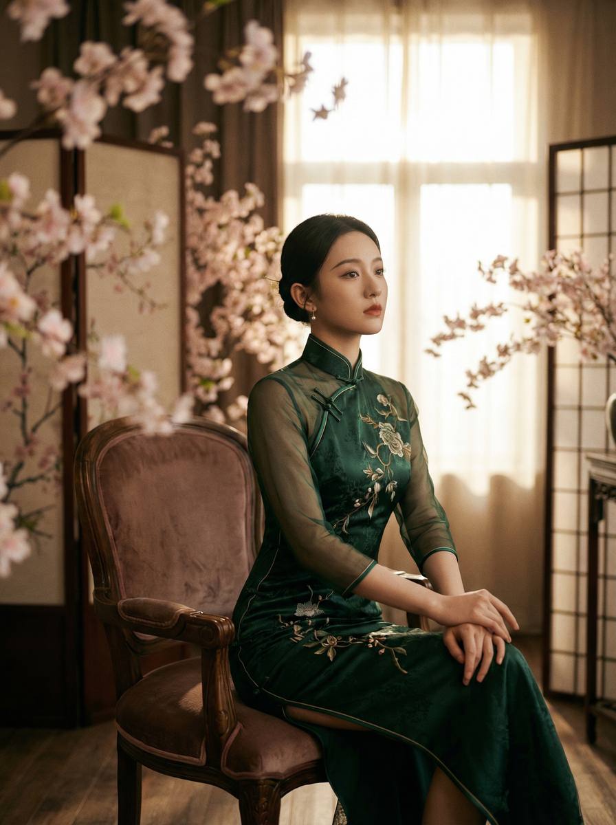 他他射区旗袍写真视频拍摄记录